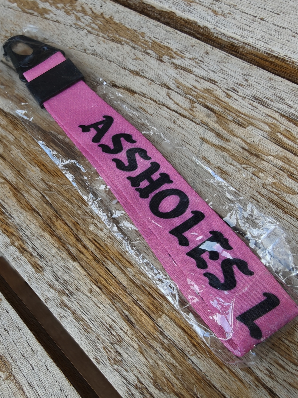 Bold ALF Pink Keychain Wristlet